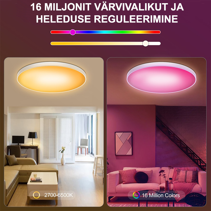 SmartLed™ Nutikas laelamp, mis säästab -80% energiat!