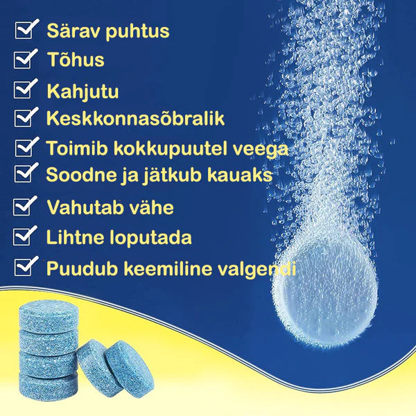 EasyClean™ Tabletid klaasipesuvedeliku valmistamiseks