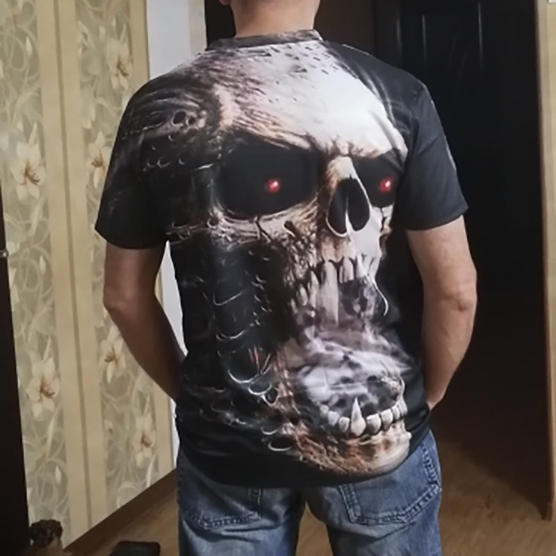 SkullHD™ 3D-pealuupiltidega T-särgid XXS-6XL